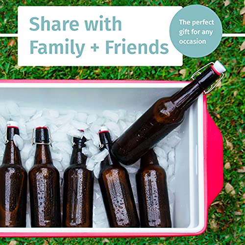Swing Top Glass Bottles (6 Count)