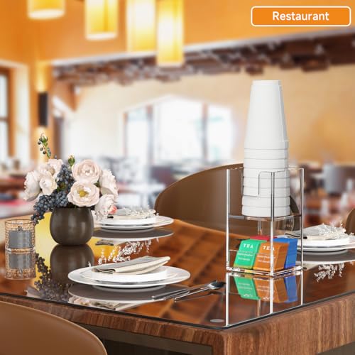 2 Compartment Cup Holder for Countertop