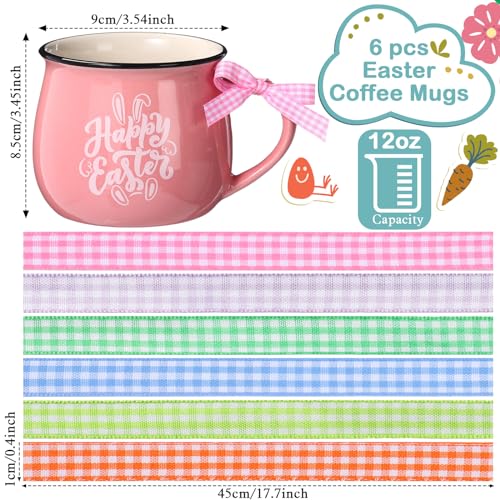 Easter Mugs Set of 6 (6 Count)