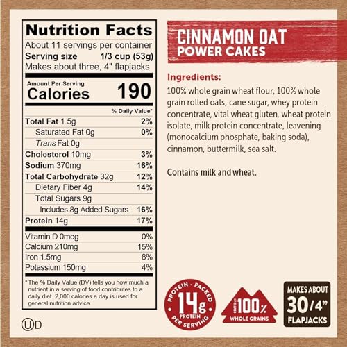 Protein Pancake Power Cakes (120 Ounce)