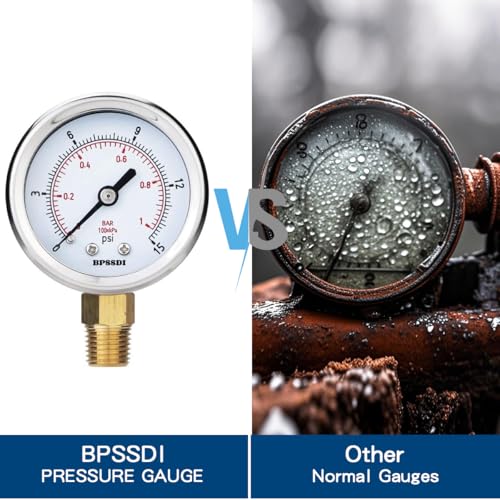0 15 Psi Low Pressure Gauge