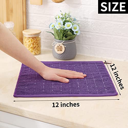 100% Cotton Terry Kitchen Dish Cloths (6 Count)