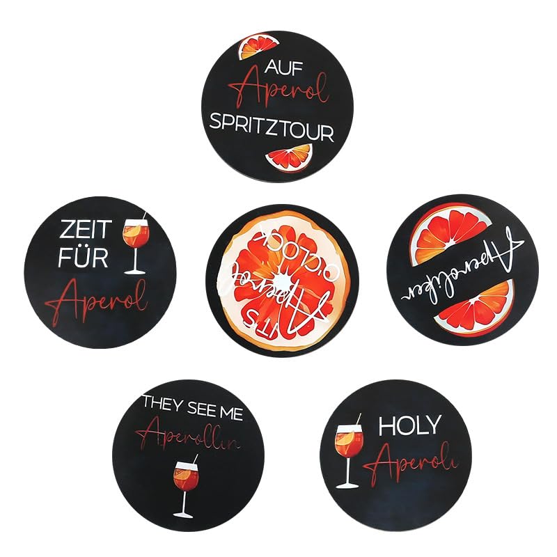 Wood Coasters Set of 6 (6 Count)