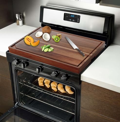 Acacia Stove Top Cover for Gas Burners & Electric Stove