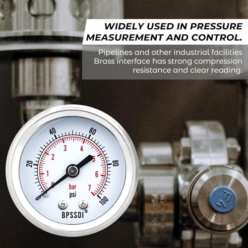 0 100 Psi Low Pressure Gauge