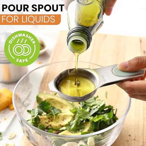 Magnetic Stainless Steel Measuring Cups Set of 7 (7 Count)