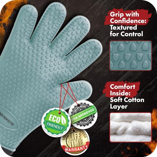 Silicone Smoker BBQ Gloves