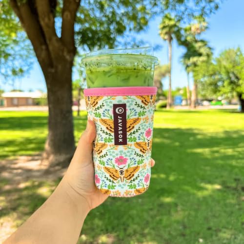 JavaSok Iced Coffee & Cold Soda Insulated Neoprene Cup Sleeve