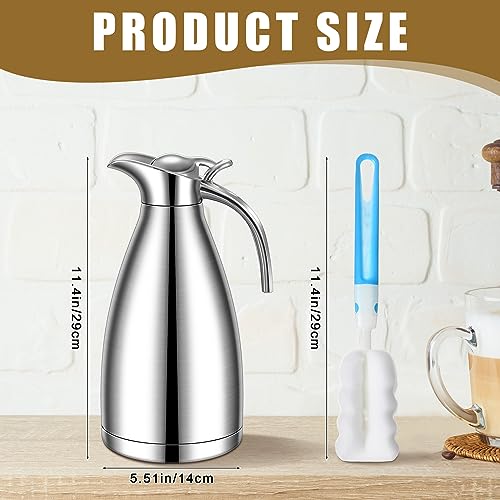2 Pcs 68oz Thermal Coffee Carafe for Keeping Hot (2 Count)