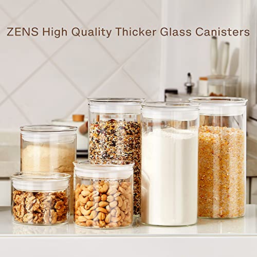 74oz Glass Canisters with Airtight Lid (2 Count)