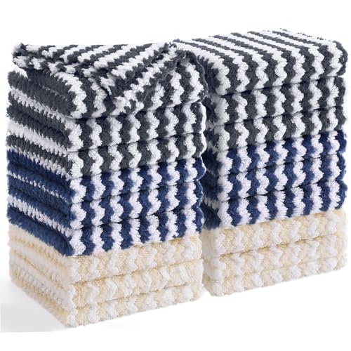 18 Pack Coral Velvet Dish Cloths (18 Count)