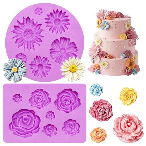 Rose Chocolate Molds (2 Count)