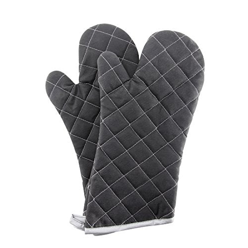 15" 482°F Terry Cloth Oven Mitts 100% Cotton Set of 2 (2 Count)