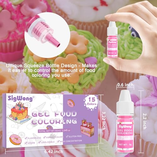 Gel Food Coloring (3.15 Fl Oz)