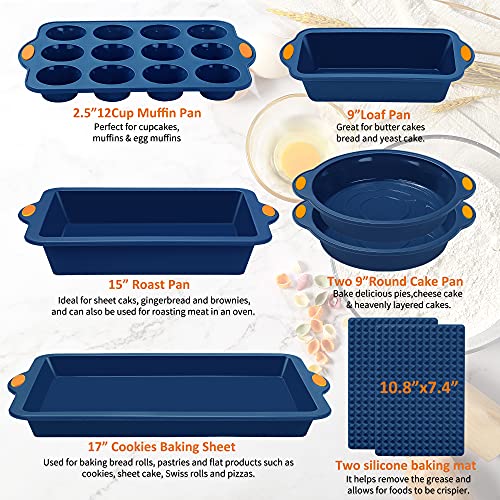 8 in 1 Silicone Baking Set