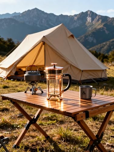 34 oz Bronze French Press Coffee Maker