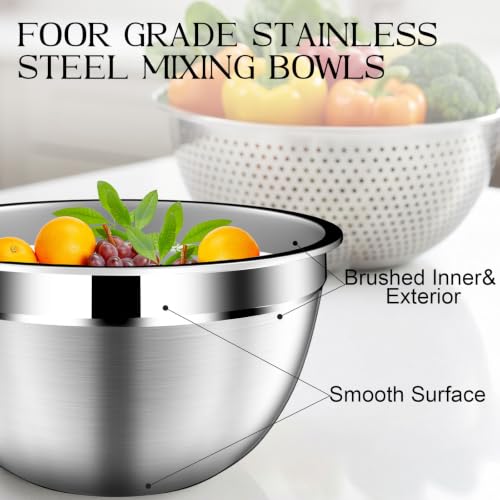 Mixing Bowls with Lids Set (4.99 Count)