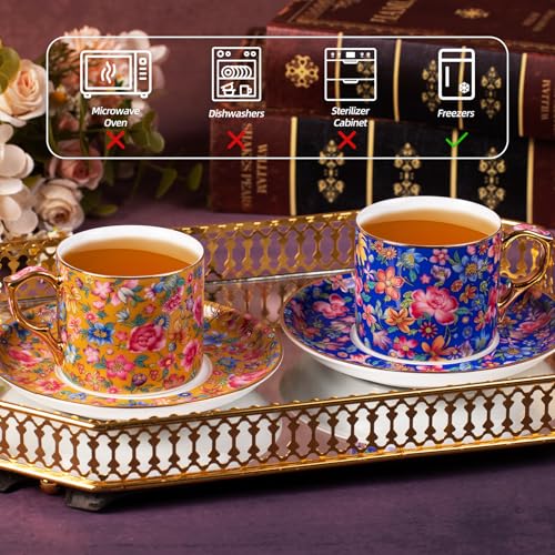 Tea Cup and Saucer (2 Count)