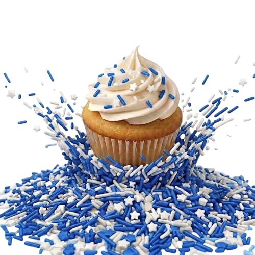 Sprinkles Edible Cake and Cupcake Sprinkles with Assorted Shapes and Sizes for Parties (4 Ounce)