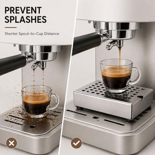 Anti Splash Espresso Cup Riser Stand for Espresso Machines