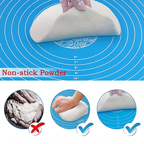 Silicone Baking Mat for Pastry Rolling Dough with Measurements