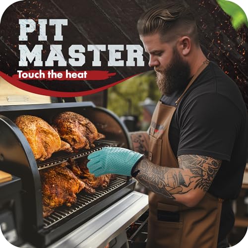 Silicone Smoker BBQ Gloves (2 Count)