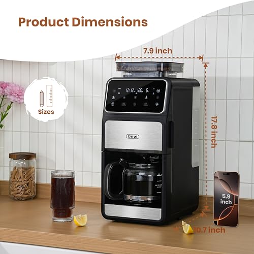 10 Cup Drip Coffee Maker with Built