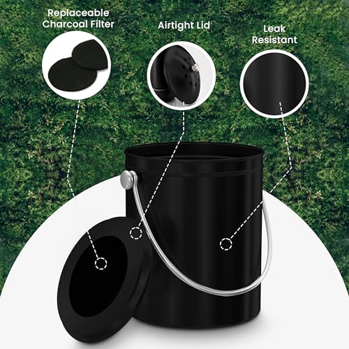 Countertop Compost Bin 1.3 Gallon