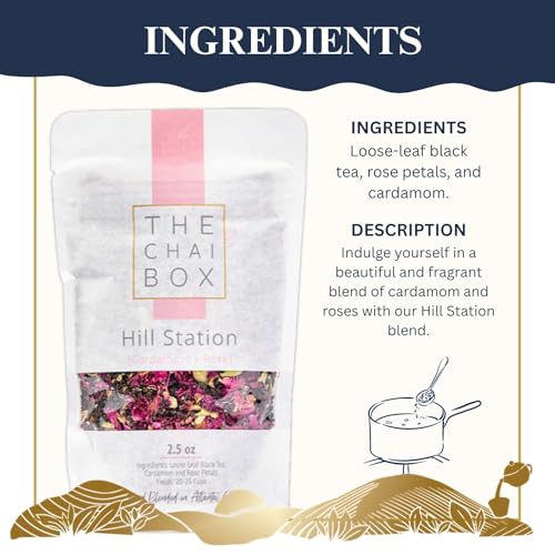 Traditional Cardamom Chai with Rose (2.5 Ounce)