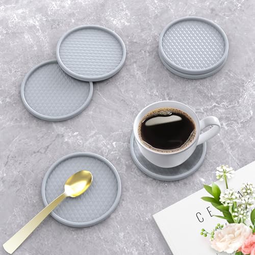 Silicone Coffee Mat with 6 Coasters (7 Count)