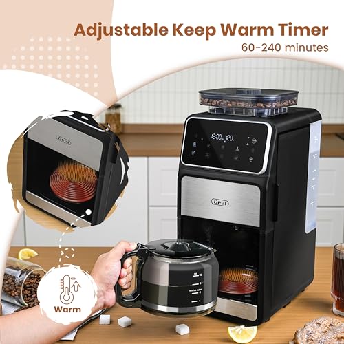 10 Cup Drip Coffee Maker with Built