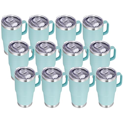 20 oz Insulated Travel Coffee Mugs Set of 12 (12 Count)