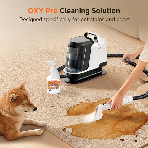 18Kpa Carpet Cleaner Machine with Pet Pro Cleaner&Tools Set of 1