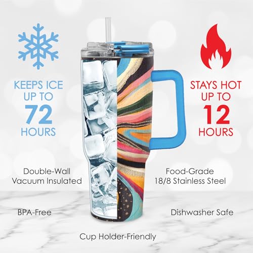 18 8 Stainless Steel Insulated Water Tumbler with Straw