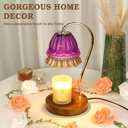Flower Candle Warmer Lamp with Timer