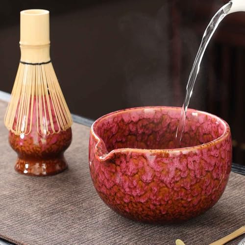 Japanese ceramic matcha bowl. 20 ounce ceramic bowl
