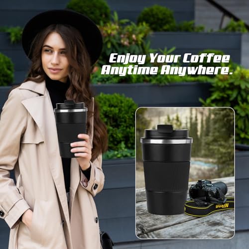 Vacuum Insulated Stainless Steel Travel Coffee Mug