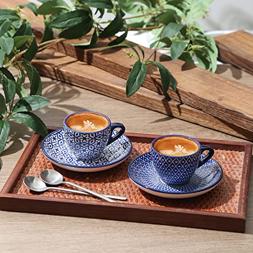 Ceramic 2 oz Espresso Cups (6 Count)