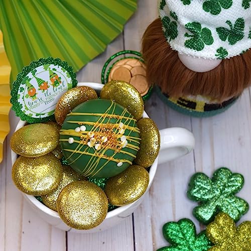 You're The Bomb Gnome Themed St. Patrick's Day Hot Cocoa Bomb Packaging Sticker Labels