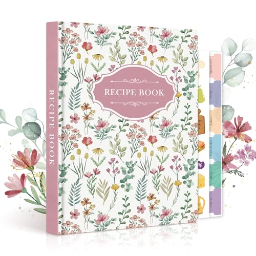 Blank Recipe Book Cookbook for 70 Recipes