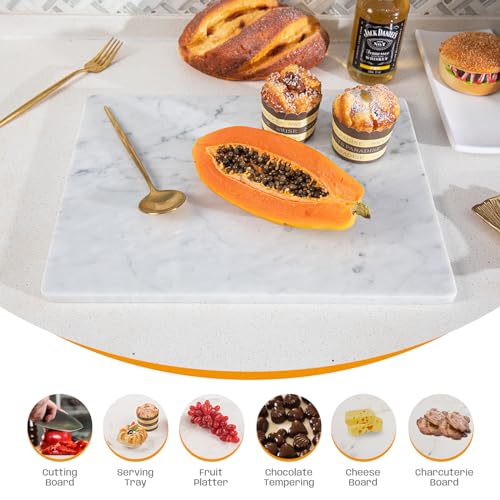 Carrara White Marble Cutting Board