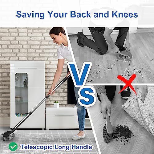 Floor Scrub Brush with 55" Long Handle