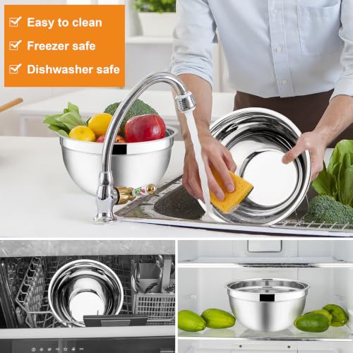 Mixing Bowls with Lids Set (3 Count)