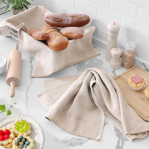 380 GSM Cotton Premium Kitchen Towels 6 Pack (6 Count)