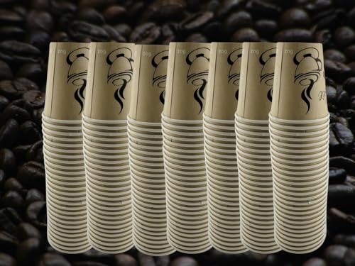 Disposable Coffee Cups (100 Count)