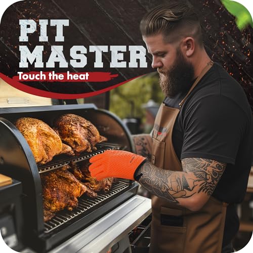 XL Silicone Smoker BBQ Gloves