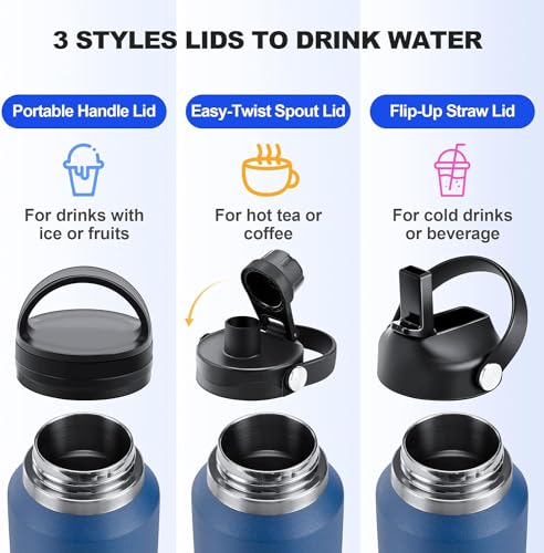 Water Bottles with Straw