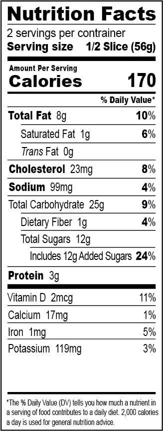 Nadel Naturally Delicious Banana Nut bread (64 Ounce)