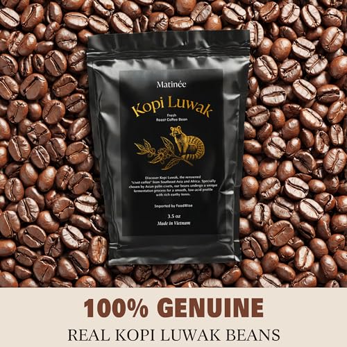 Wild Kopi Luwak Coffee Whole Beans (3.5 Ounce)