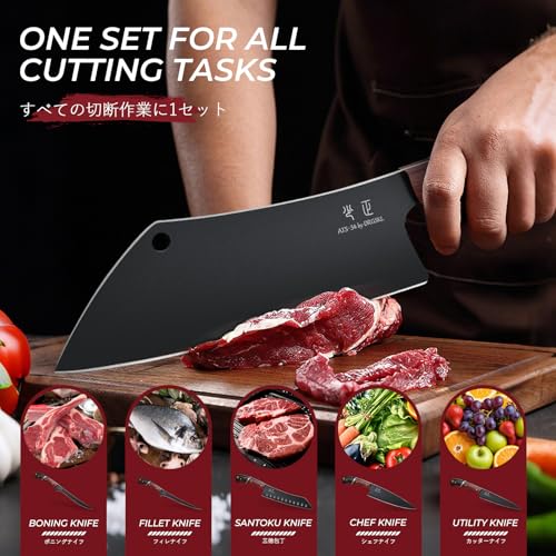 Kitchen Knife Set with Bag (6 Count)